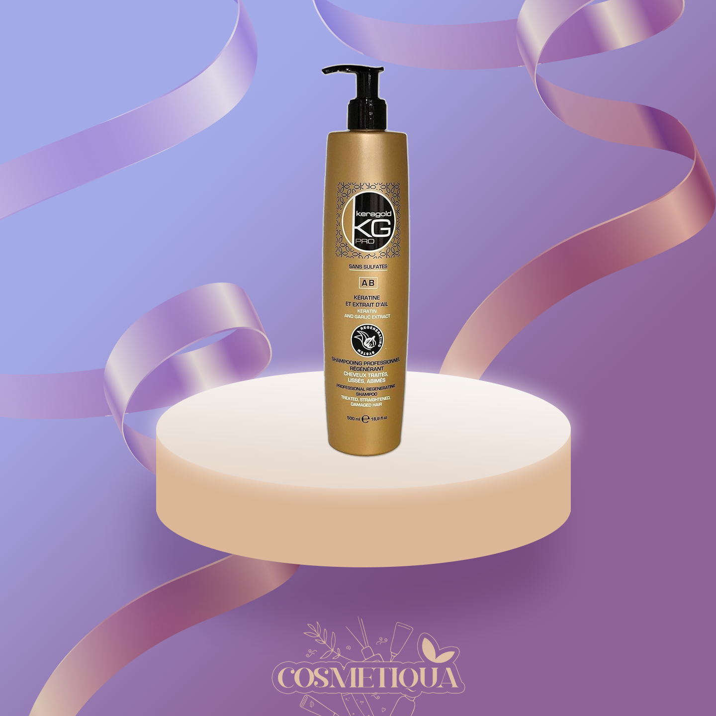 Shampoing Régénérant AB Keragold 1000 ml