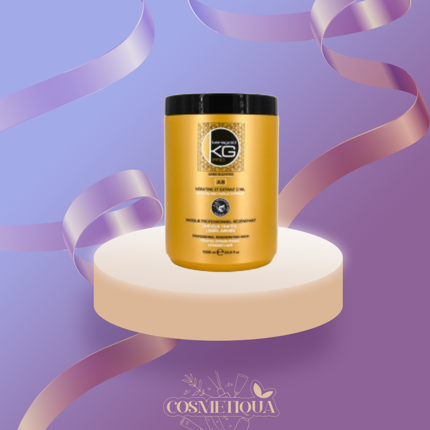 Masque Régénérant AB Keragold - Restructuration Profonde 1000 ml